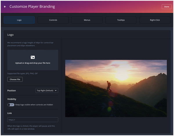 Jwplayer Customization