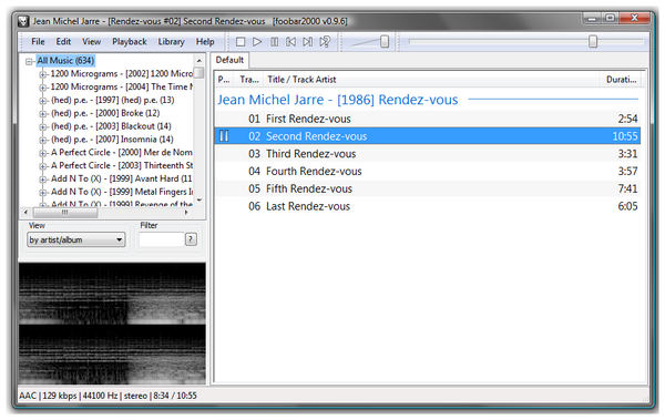 Foobar2000 Interface