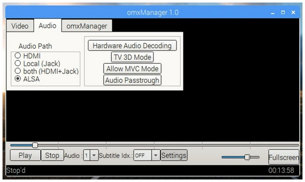 Omxplayer Lightweight