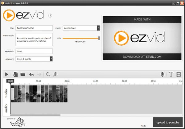 Ezvid screen recorder