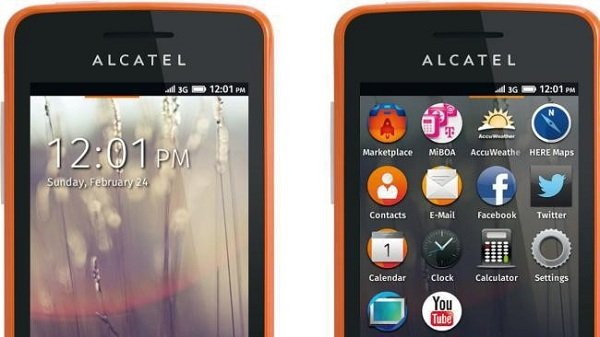 Alcatel screen