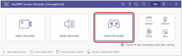 Navigate to Game Recorder