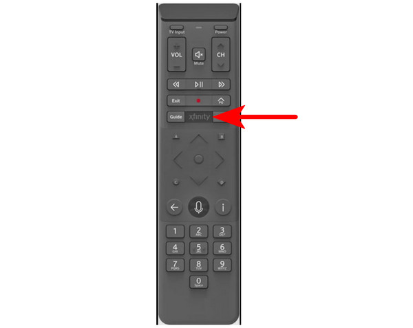 Xfinity Remote Xfinity Button