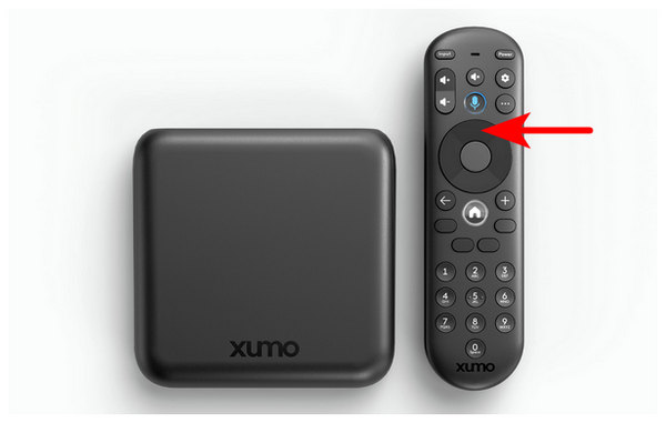 Xumo Recording Remote Up Button