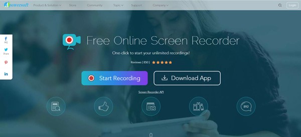 Apowersoft Free Online Screen Recorder