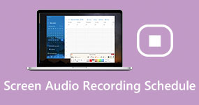 Screen Audio Recording Schedule