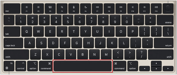 Press Spacebar Key