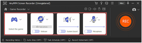 Modify Recording Settings