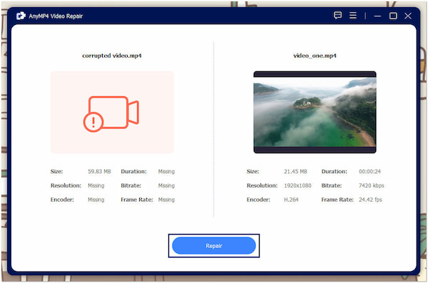 Repair to Analyze Issue