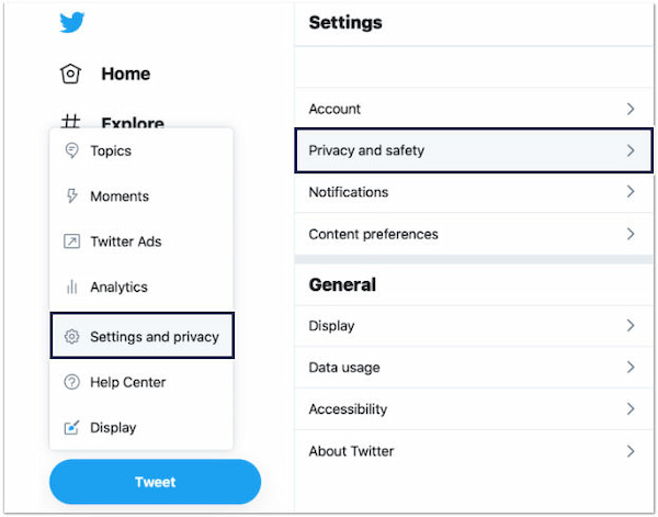 Adjust Content Filtering