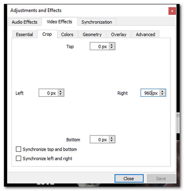 Make 3D Split Screen VLC Crop