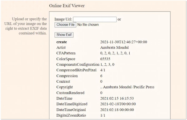 Exif Viewer Image Metadata Viewer