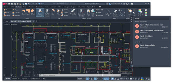 AutoCAD Interface