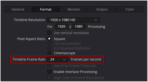 Choose Preferred FPS