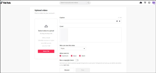 TikTok Video Quality Settings