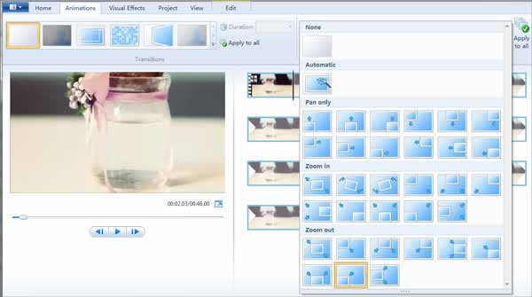 Windows Movie Maker Zoom Effects