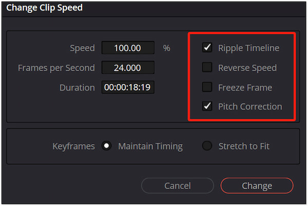 Additional Speed Configurations