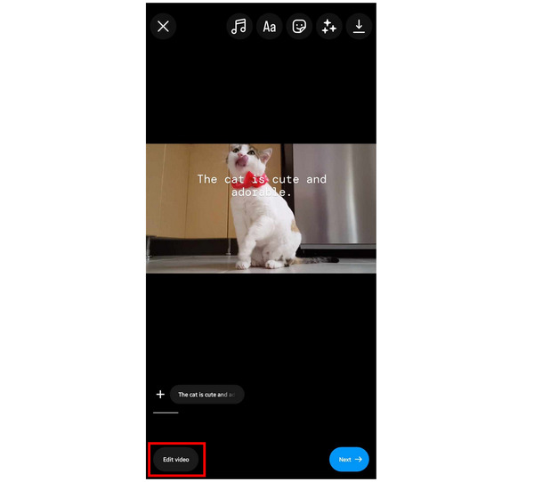 Instagram Reel Editor Voice Video Option