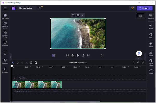 Clipchamp Video Editor