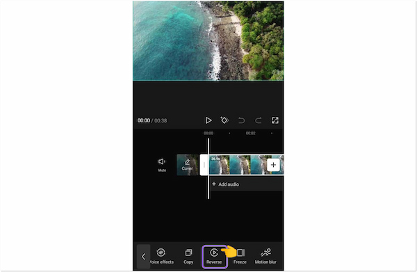 CapCut Video Editor Reverse