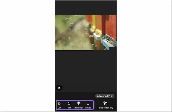 Vid-Fun Video Editor Rotate