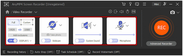 Configure Recording Settings