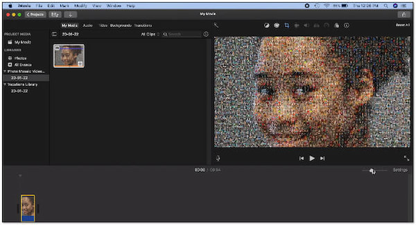 iMovie Add Mosaic to Video