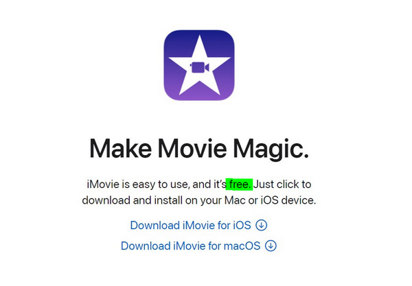 iMovie Pricing