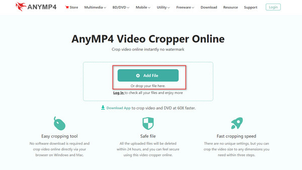 Make Horizontal Video Vertical Anymp4 Video Cropper Online