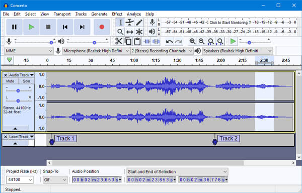 Audacity Audio Editor