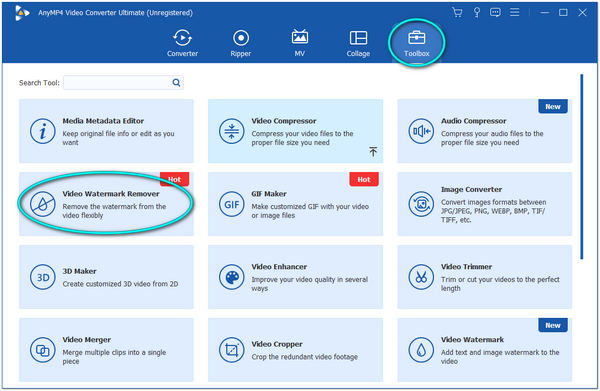 Remove Powtoon Watermark AnyMP4 Toolbox