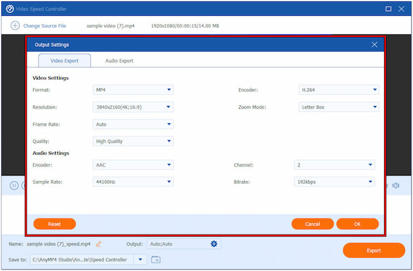 Configure Media Parameters