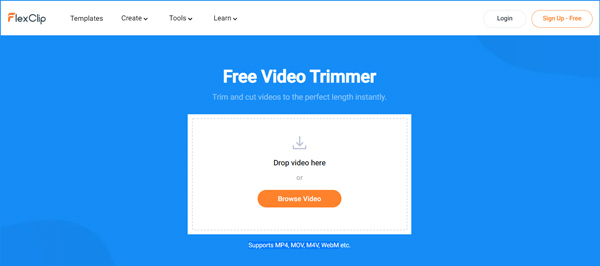 FlexClip Free Video Trimmer