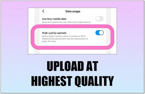 Highest Quality Uploads