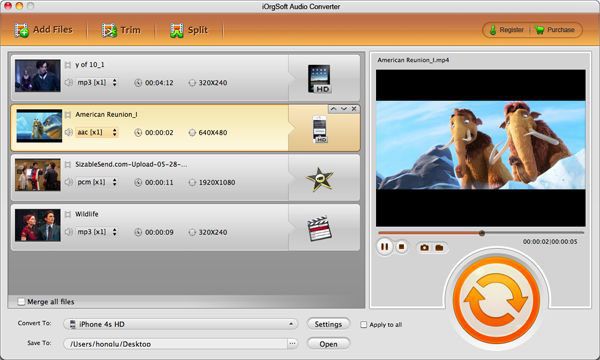 iOrgsoft Audio Converter