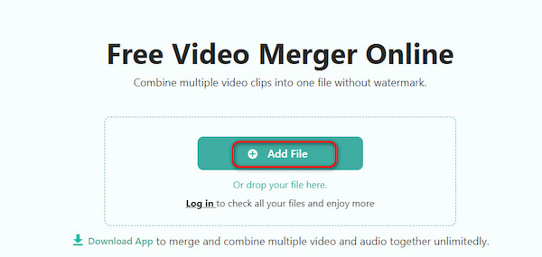 Free Video Merge Online Add File